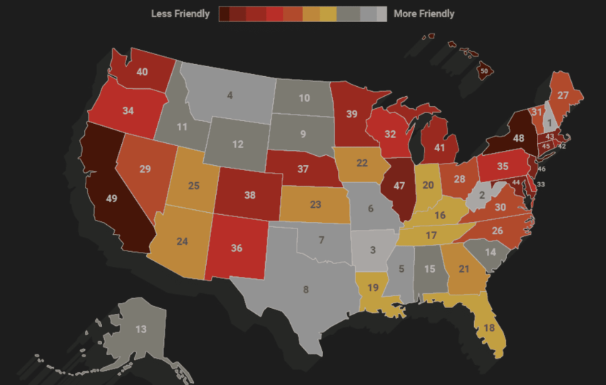 Do You Live In A Top-10 Gun-Friendly State?