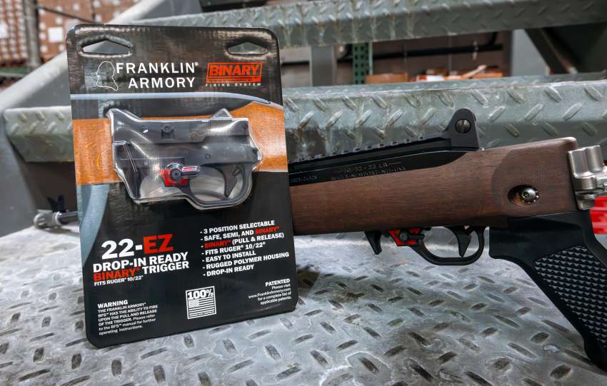 Franklin Armory’s New 22-EZ Binary Trigger for the 10/22